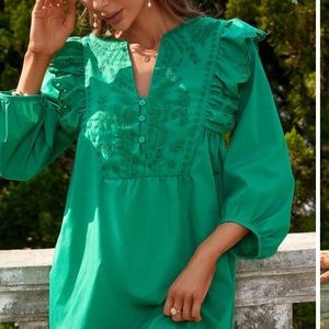 Love shack fancy inspired! Size small ruffle dress